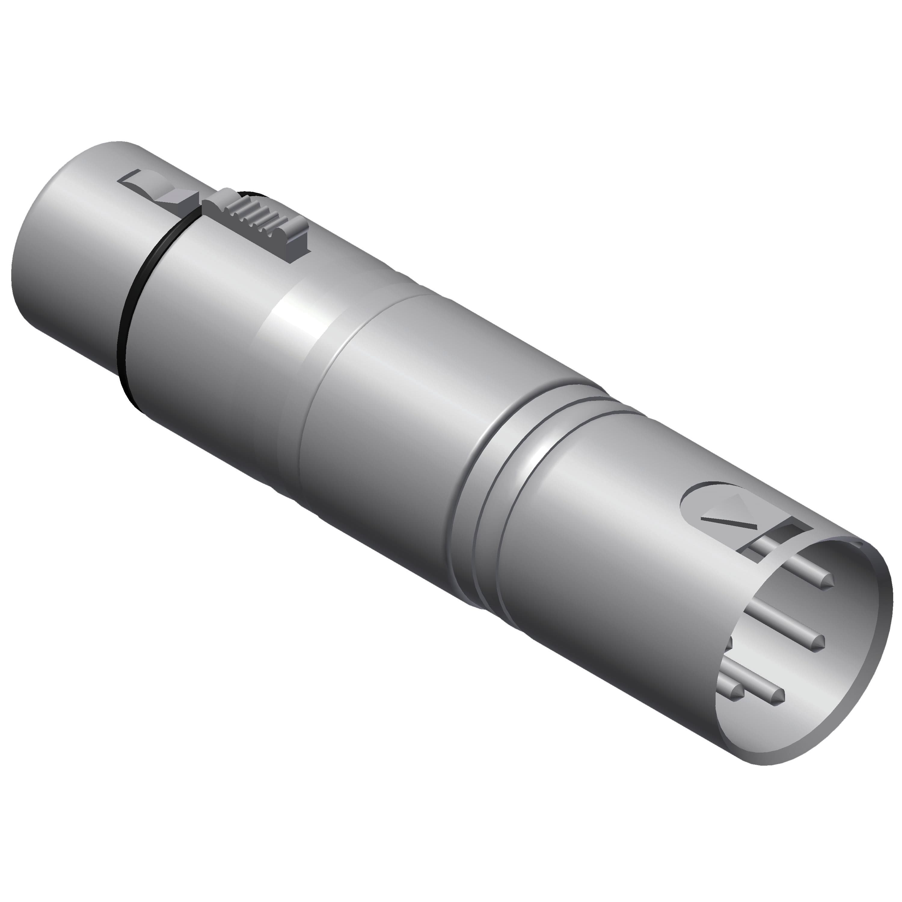 DMX adapter - 5-pin XLR male - 3-pin XLR female Adapter 25 pcs box