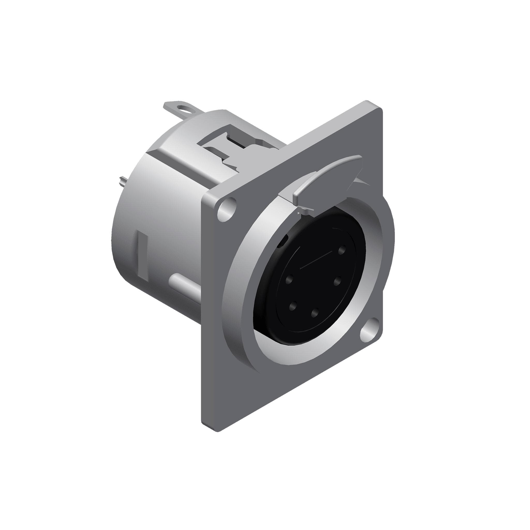 Panel connector - 5-pin xlr female Connector