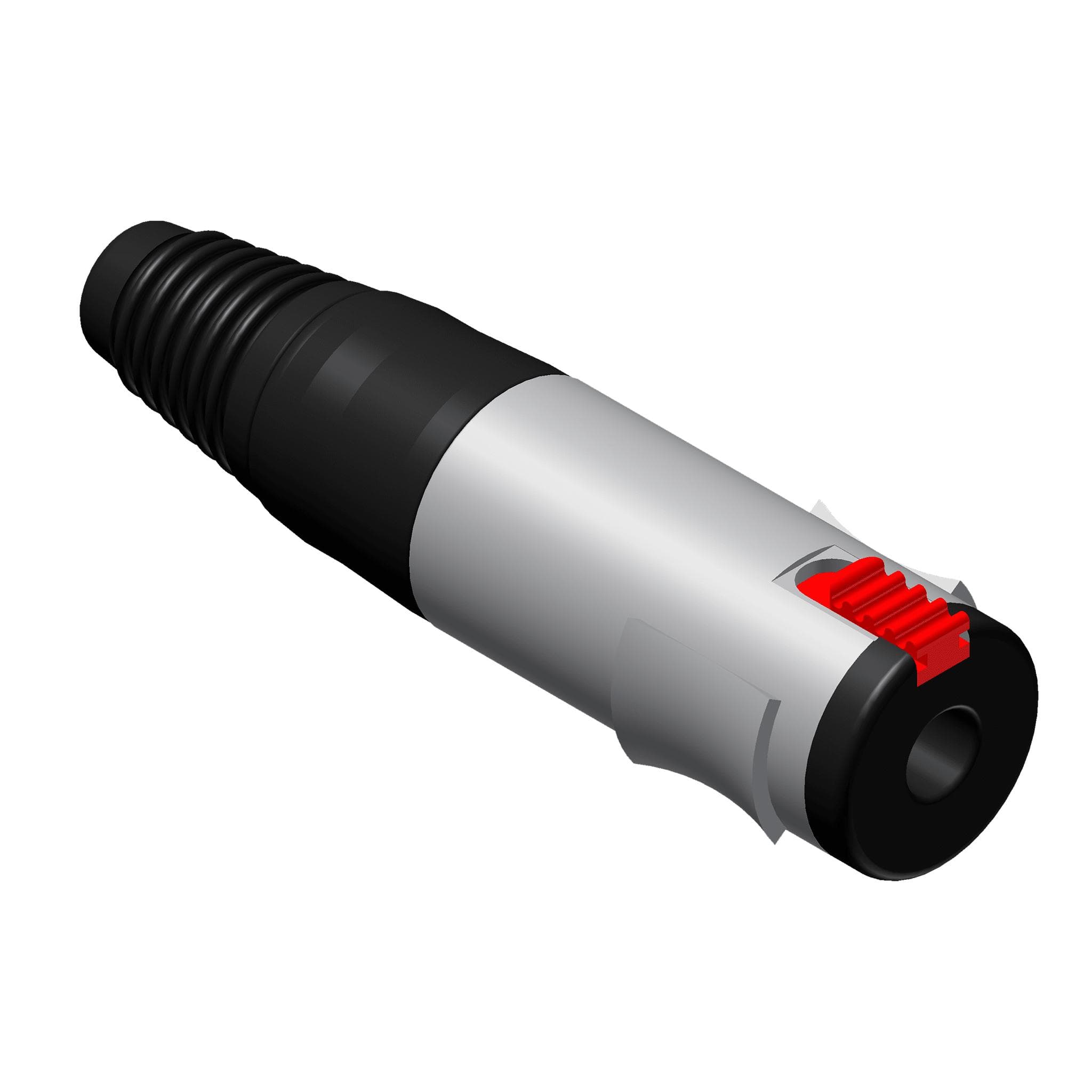 Cable connector - 6.3 mm Jack female stereo Connector