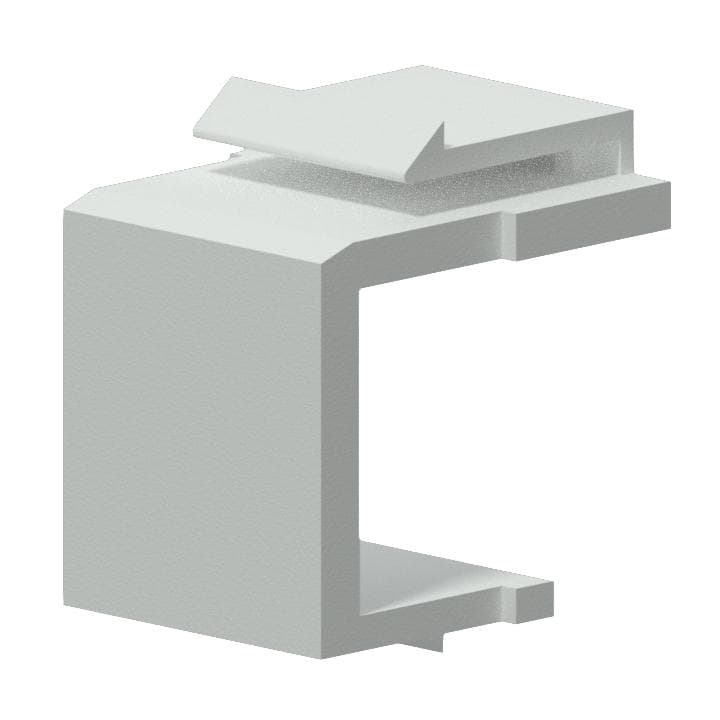 Keystone blind plate White