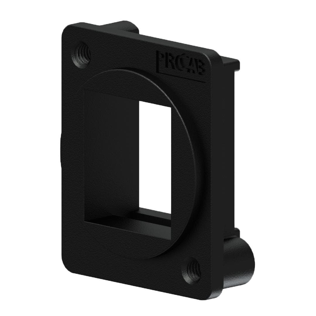 D-size keystone adapter Black