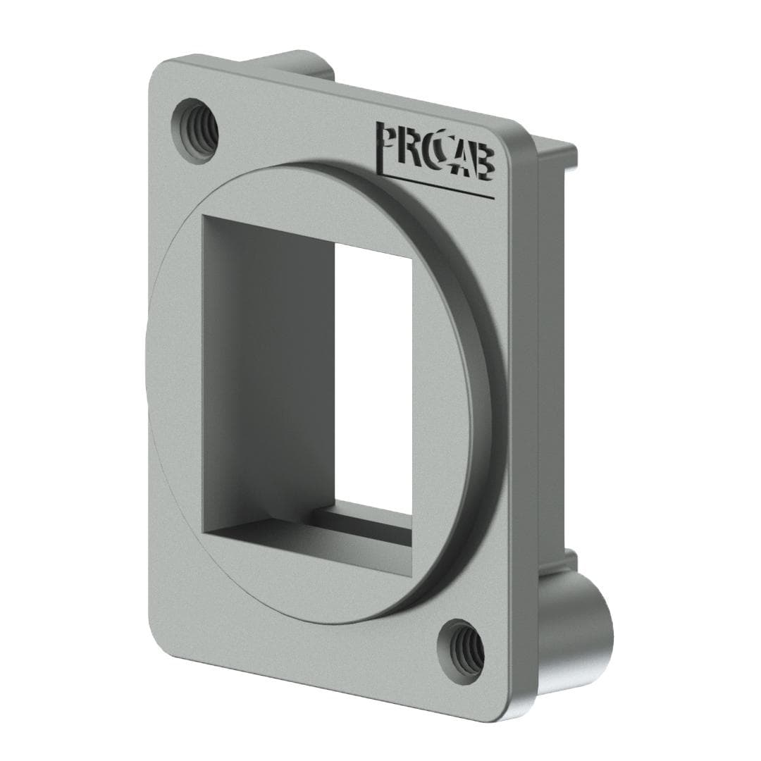 D-size keystone adapter Silver