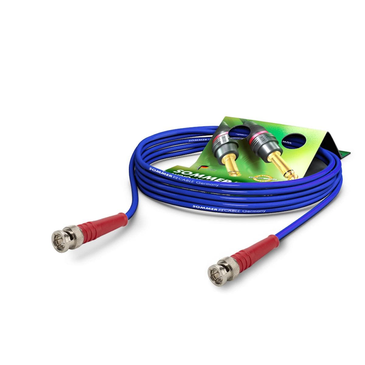 Video-patch cable hd-sdi (hdtv) SC-Vector 0.8/3.7, 1 x 0,50 mm² | BNC / BNC, DAMAR & HAGEN | 10,00m