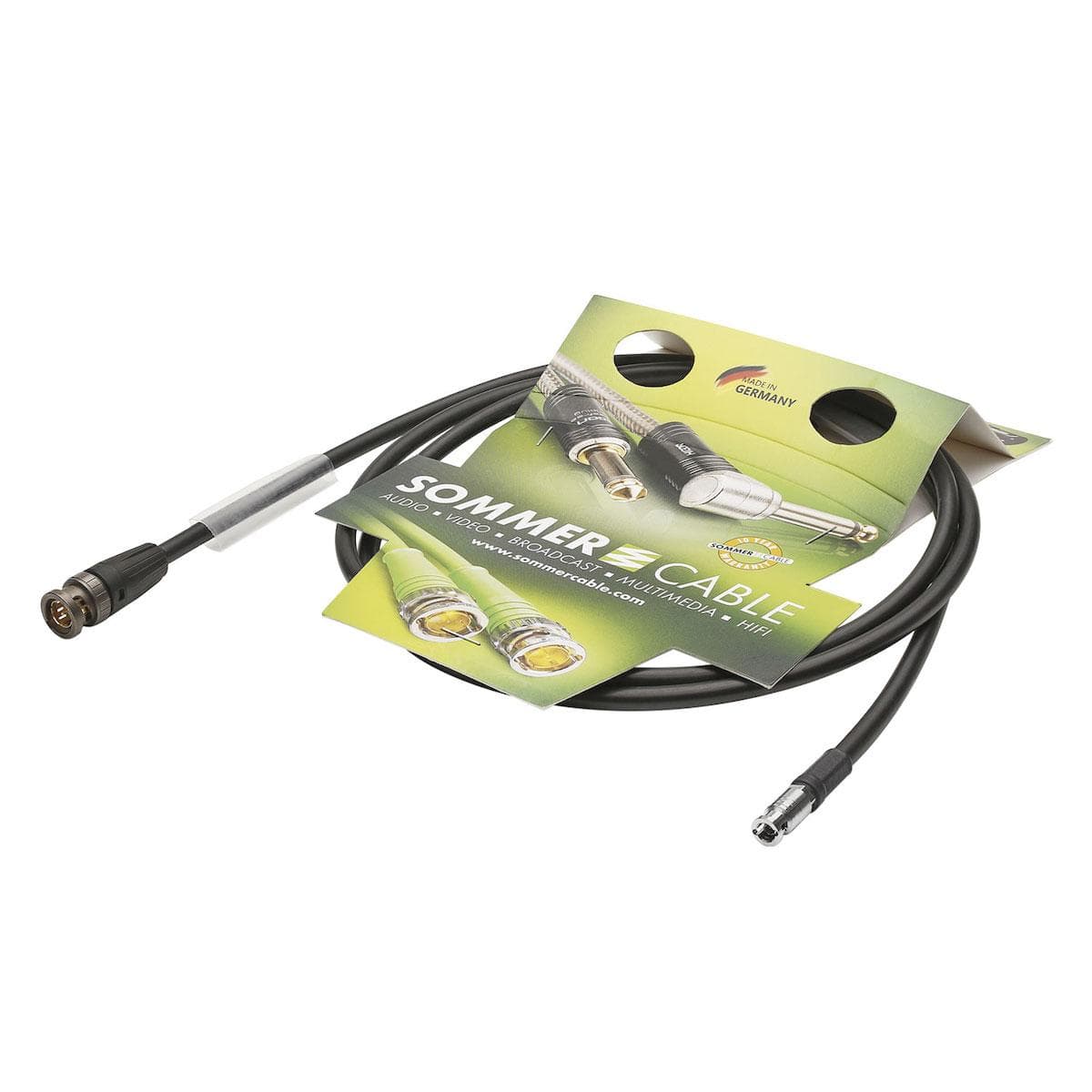 Video, 1 x 0,50 mm² | Mini-BNC male 75 ? / NBNC75BLP9X | 1,00m | black |