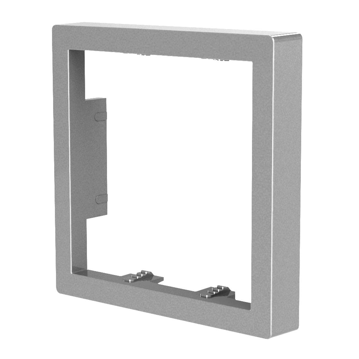 Adapter framework Adapter frame for 55 mm switch frame, scale: 55x55 mm, plastic, colour: aluminium
