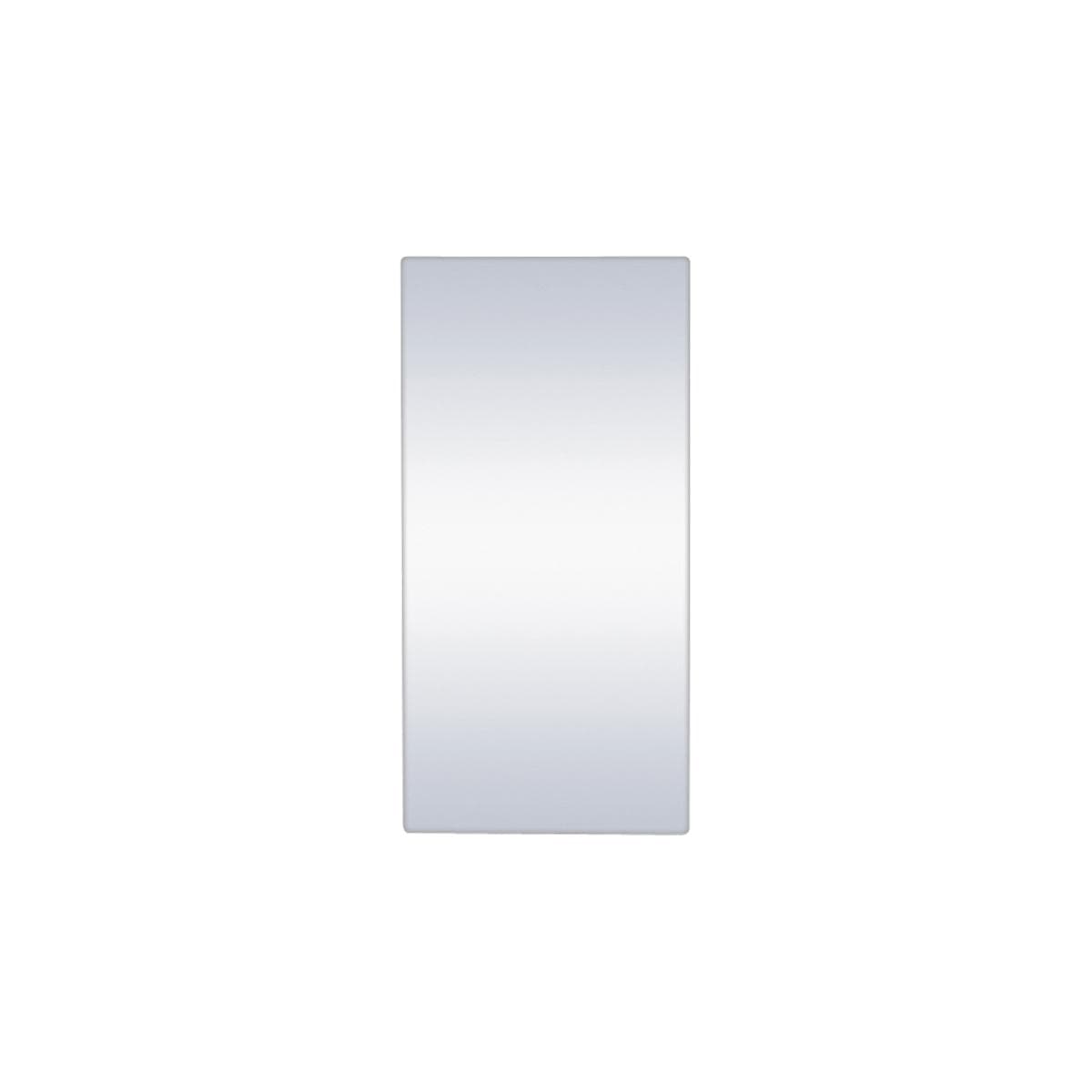 Blind plate half, 22,5 x 45 mm , scale: 45x45 mm, plastic, colour: pure white