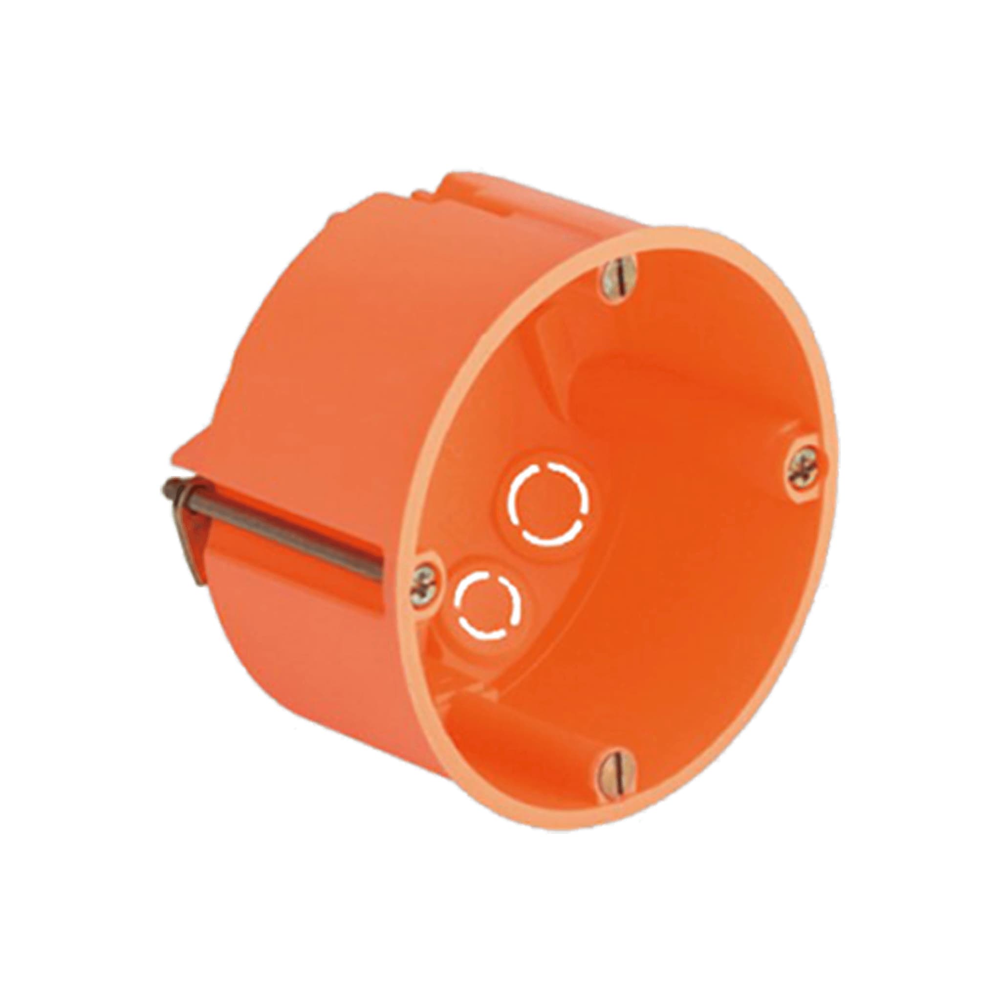 Flush mount box for 45 x 45 mm wall panel - Hollow wall