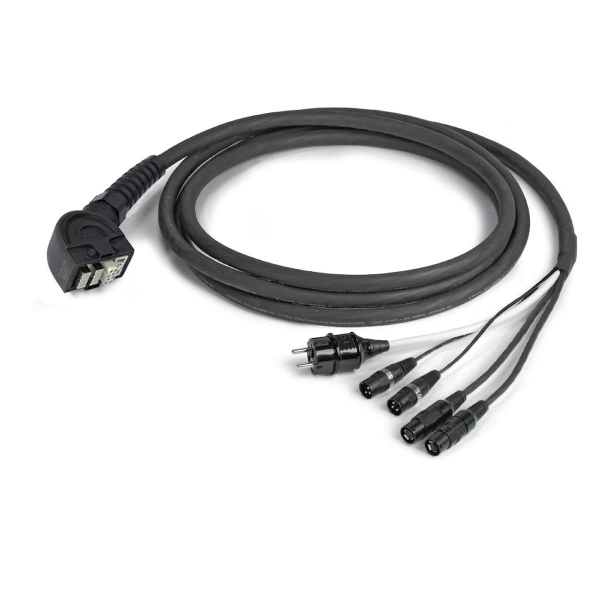 Sommer cable network / DMX & power system , Ethercon male/XLR 3-pole male/Multipin female (HAN-ECO,