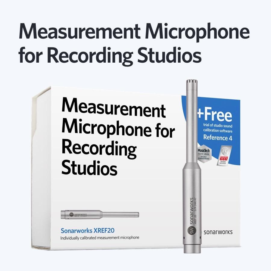 Measurement Microphone XREF20 retail box