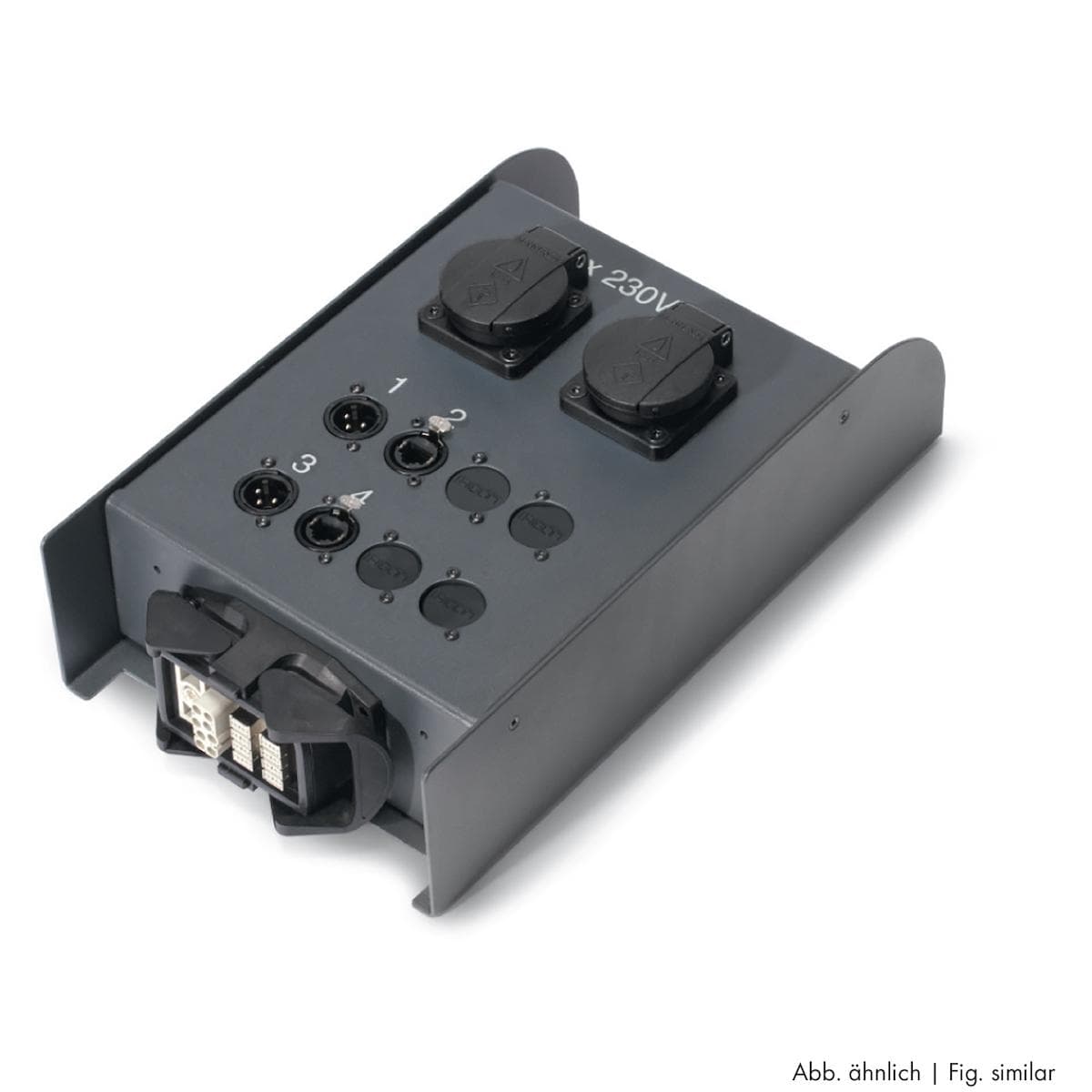 Sommer cable network / DMX & power system , XLR 3-pole male/Ethercon female/Multipin male (HAN-ECO,